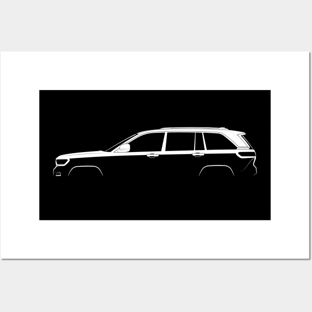 Jeep Grand Cherokee (WL) Silhouette Wall Art by Car-Silhouettes